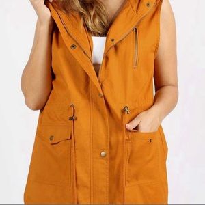 Zenana Outfitters Utility Cargo Vest 2X NWOT